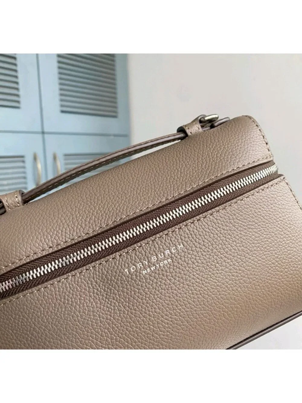 Tory Burch Romy Slim Mini Bag Wild Mushroom OS
